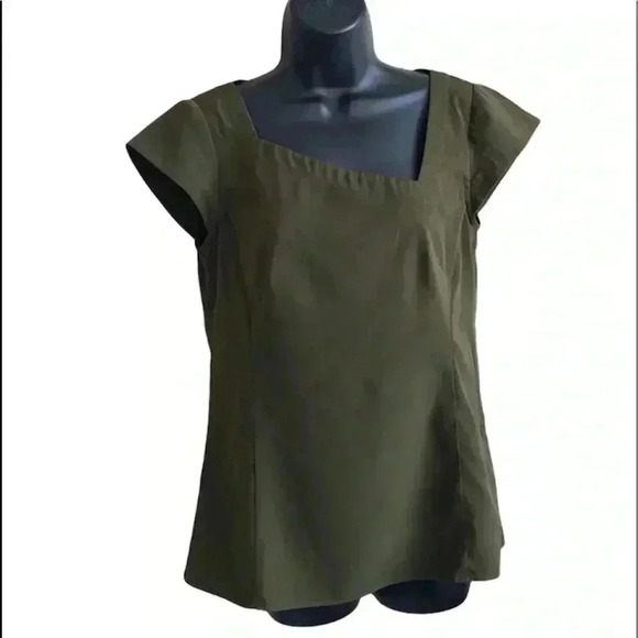 Nanette Lepore Short Cap Sleeve Blouse Size 4 - Picture 1 of 5